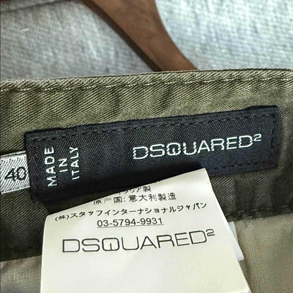 Dsquared‎ 2 Women’s Green Cargo Utility Hight Rise Short IT 40/US 4-6 2014 Y2K